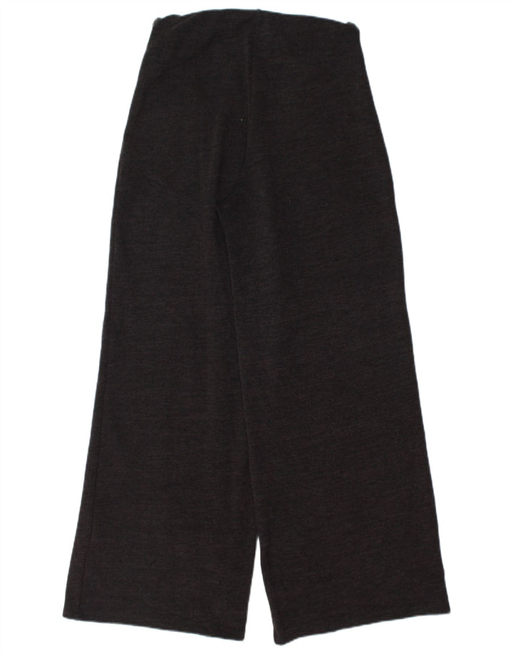 Pantaloni casual a gamba larga da donna Zara piccoli W26 L30 poliestere nero