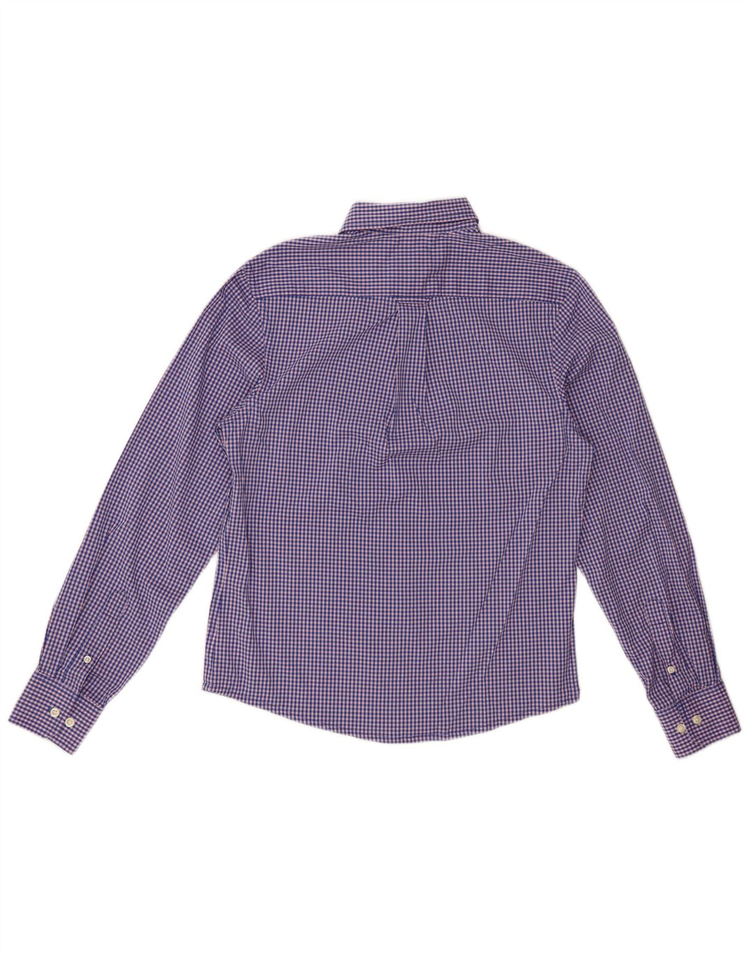 Camicia slim fit da uomo IZOD piccola in cotone a quadretti blu