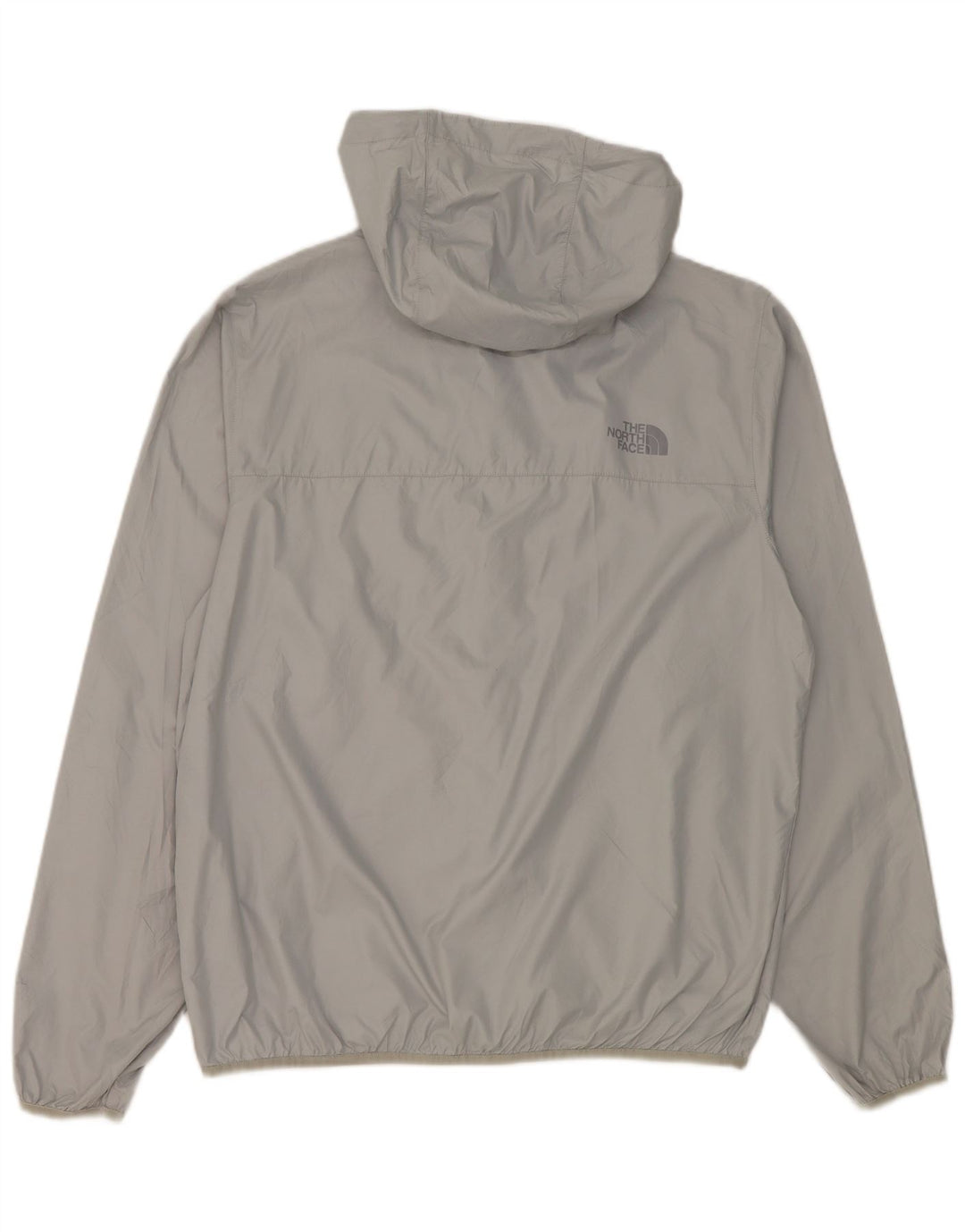 Giacca antipioggia da uomo con cappuccio The North Face UK 38 Poliestere grigio medio