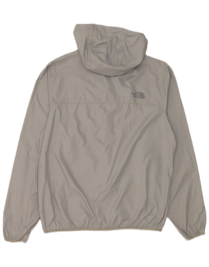Giacca antipioggia da uomo con cappuccio The North Face UK 38 Poliestere grigio medio