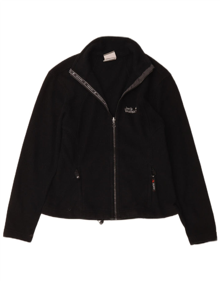 Giacca in pile da donna Jack Wolfskin UK 10 Small Poliestere nero