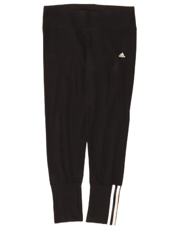Leggings Adidas Climalite da donna UK 12/14 Cotone nero medio