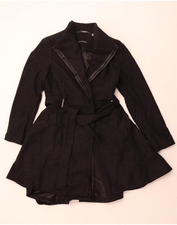 Cappotto da donna Calvin Klein US 6 medio in lana nera