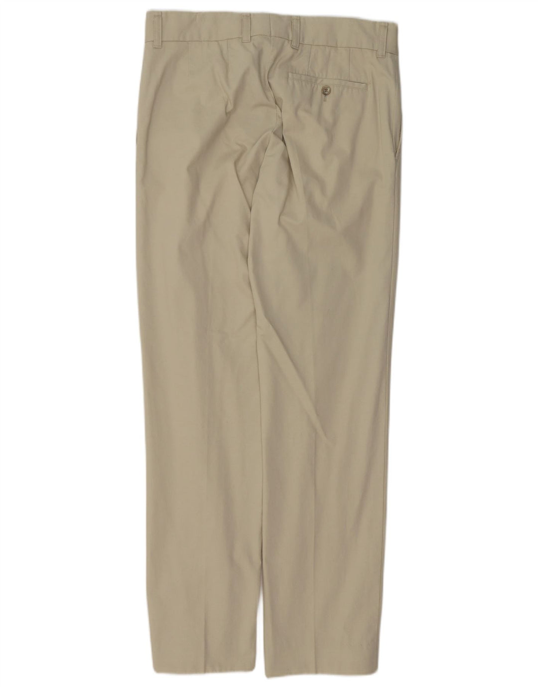 Pantaloni chino dritti da uomo Hugo Boss IT 48 medio W32 L34 cotone beige