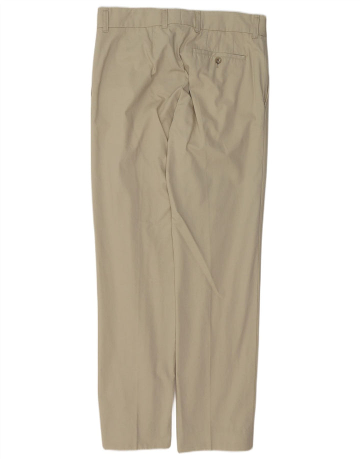 Pantaloni chino dritti da uomo Hugo Boss IT 48 medio W32 L34 cotone beige
