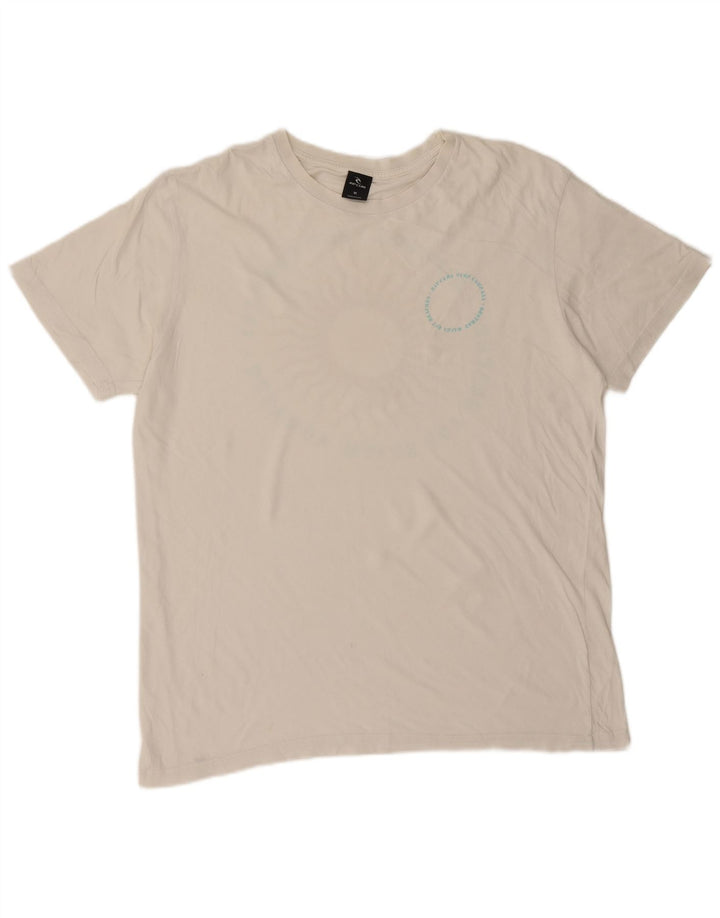 T-shirt grafica da uomo Rip Curl Top bianco medio