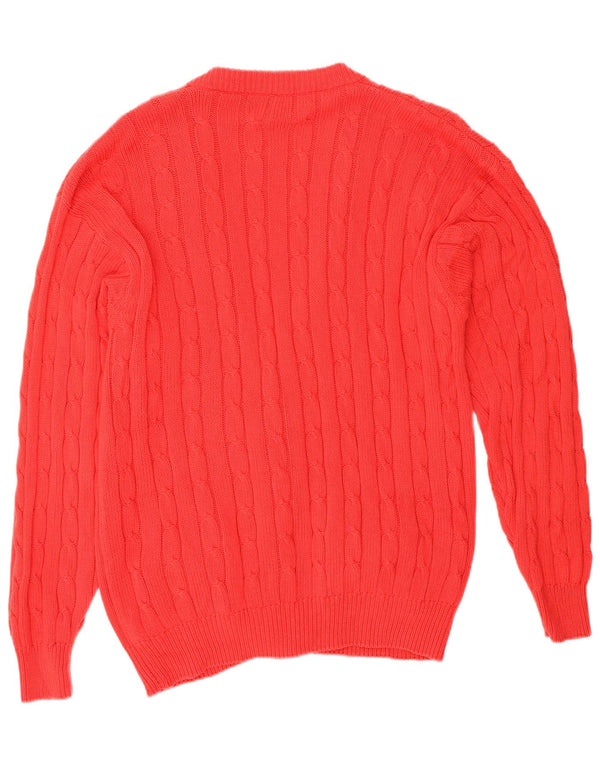 IL GRANCHIO Mens Cardigan Sweater Medium Red