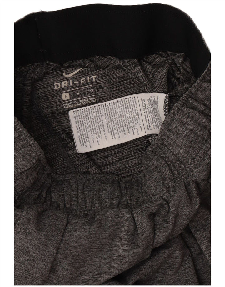 Pantaloncini sportivi Nike Dri Fit da uomo piccoli in poliestere grigio