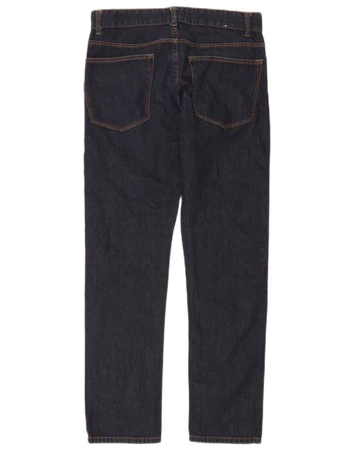 Jeans slim da uomo Benetton W31 L31 cotone blu navy