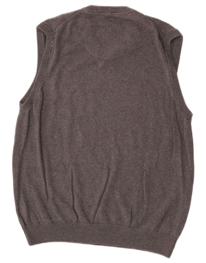 Canotta da uomo Marks & Spencer vestibilità regolare in cotone grigio medio