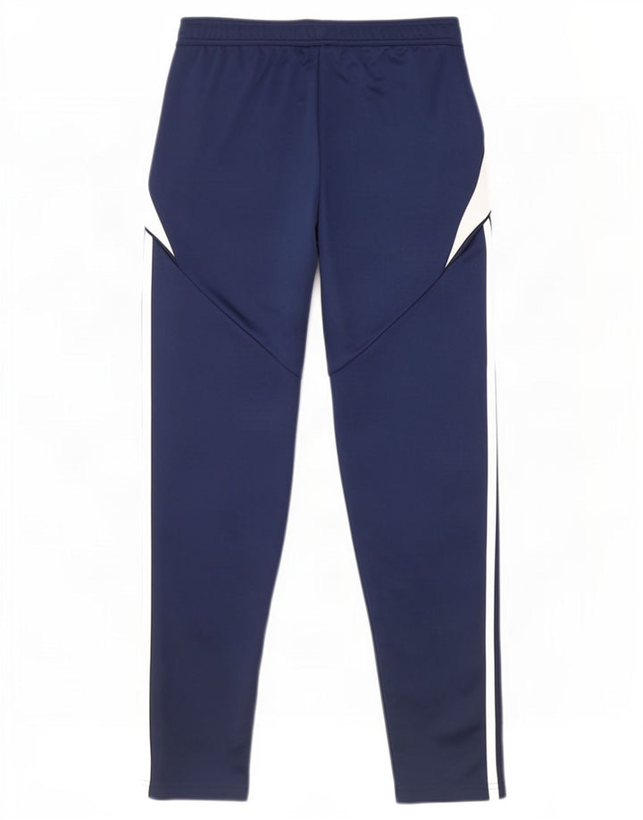 Pantaloni da tuta Adidas Aeroready da uomo color block medio blu navy
