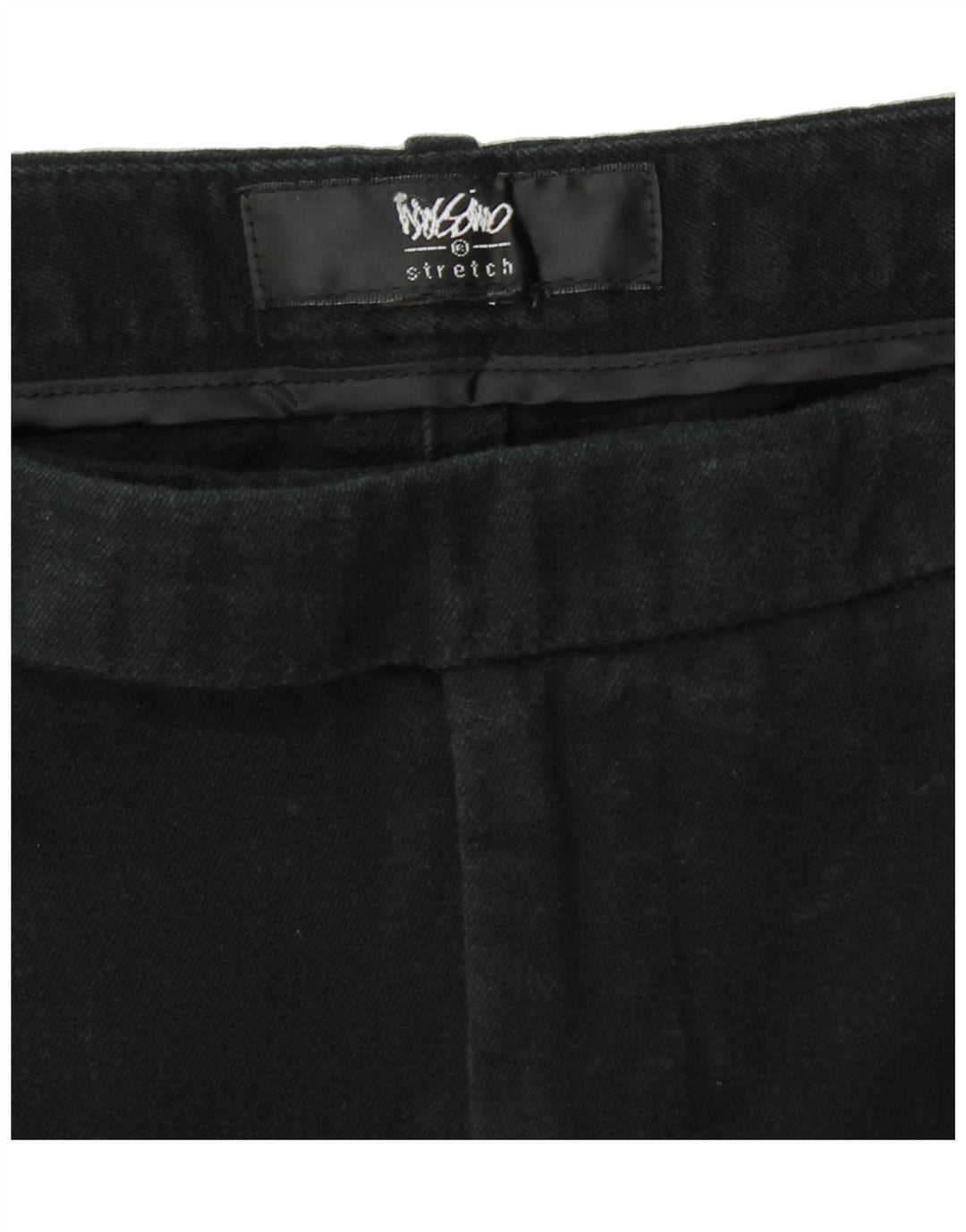 MOSSIMO Womens Slim Cropped Trousers W30 L27 Navy Blue Vintage Mossimo and Second-Hand Mossimo from Messina Hembry 