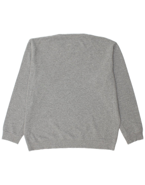 Maglione maglione girocollo da uomo LYLE & SCOTT 2XL cotone grigio