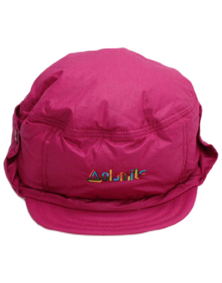 Cappello da cacciatore con paraorecchie imbottito da donna Dolomite grande rosa