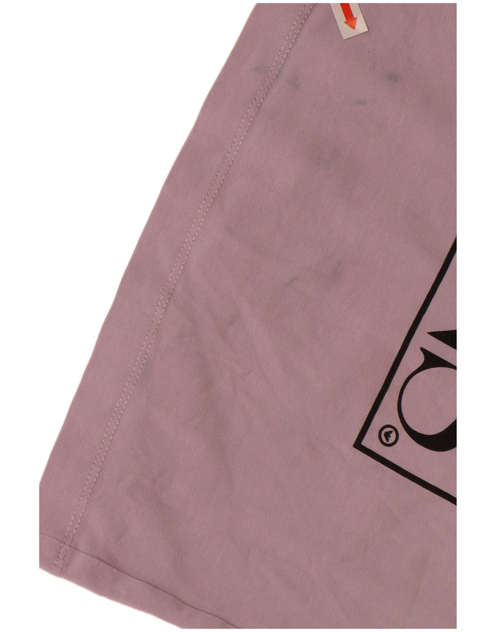 ARMANI JEANS T-shirt grafica da donna Top EU 36 Small Viola