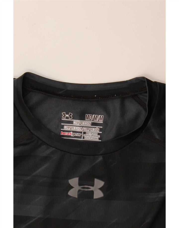Maglietta Under Armour da uomo Heat Gear Top grigio medio gessato