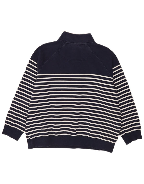 Crew Clothing Felpa da donna Maglione UK 16 Large Navy Blue Striped
