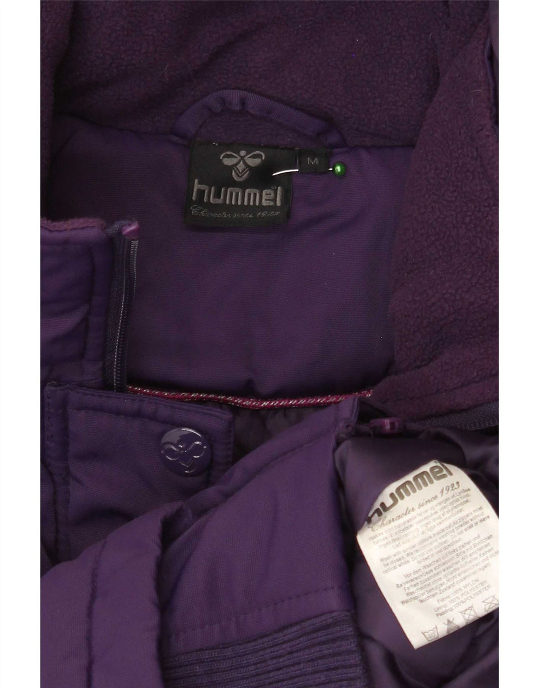 Giacca imbottita con cappuccio da donna Hummel UK 14 nylon viola medio