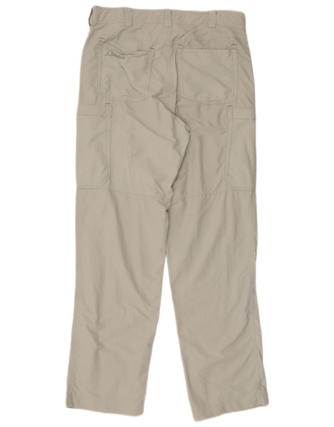 SCHOFFEL Mens Straight Cargo Trousers W34 L33 Grey Polyamide