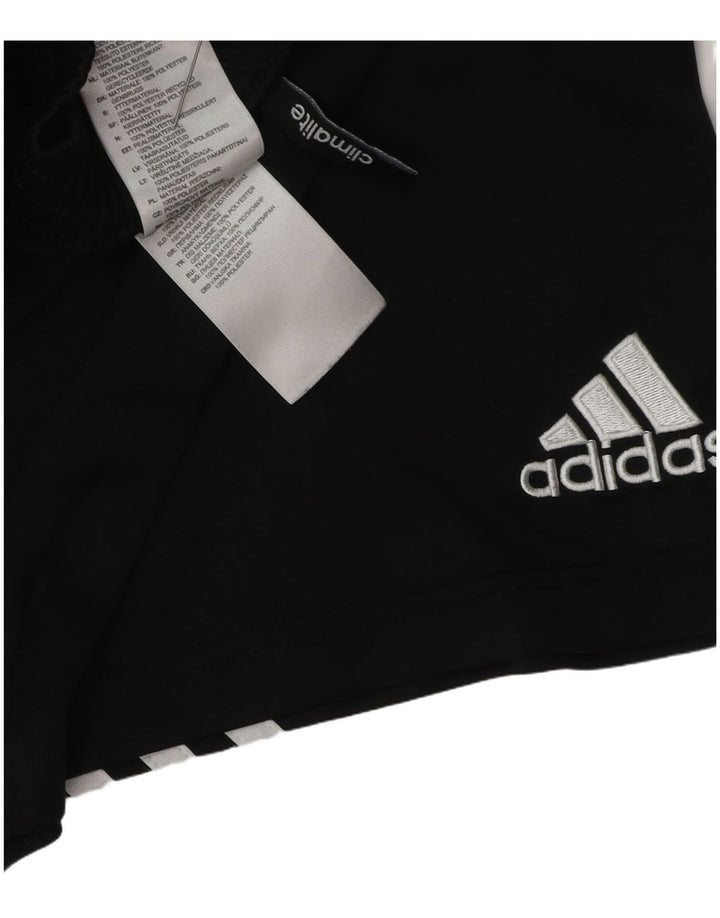 Pantaloncini sportivi Adidas Climalite da uomo medio poliestere nero