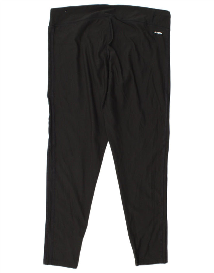 Leggings Climalite da donna ADIDAS UK 14 Large Nero Poliestere
