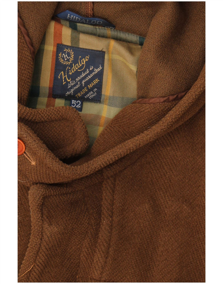 Montgomery vintage da uomo con cappuccio IT 52 XL Marrone