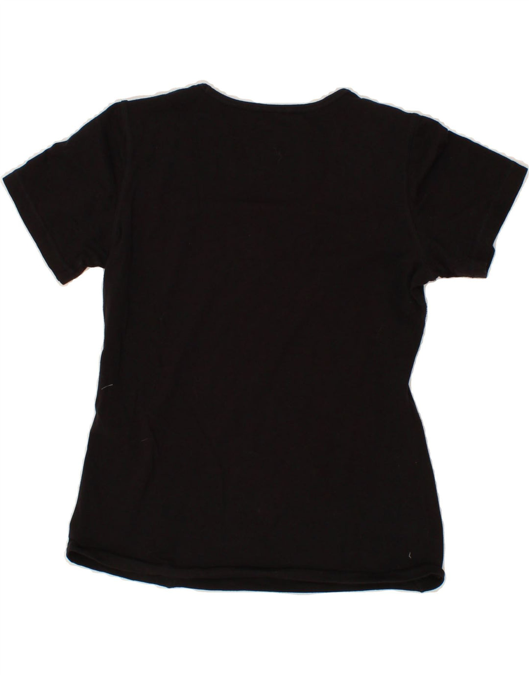 CHAMPION Womens Graphic T-Shirt Top UK 12 Medium Black Vintage Champion and Second-Hand Champion from Messina Hembry 