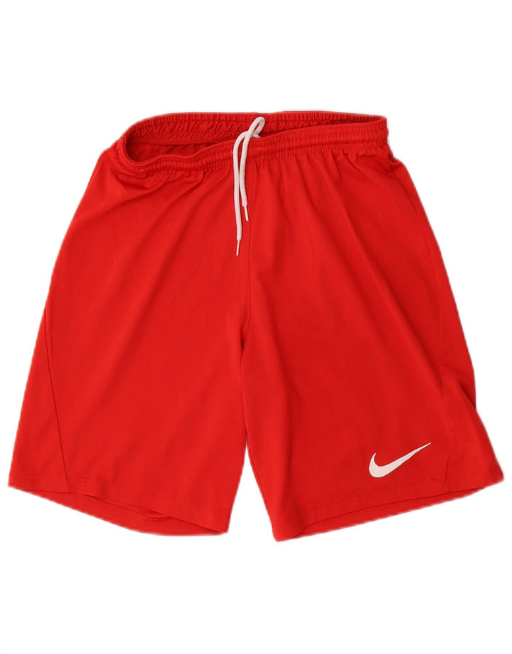 Pantaloncini sportivi Nike Dri Fit Slim da uomo piccoli in poliestere rosso