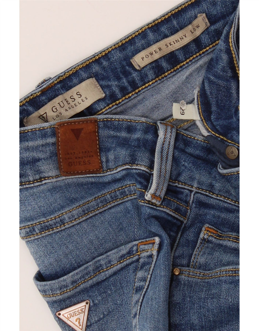 Jeans skinny da donna Guess W29 L32 Blu