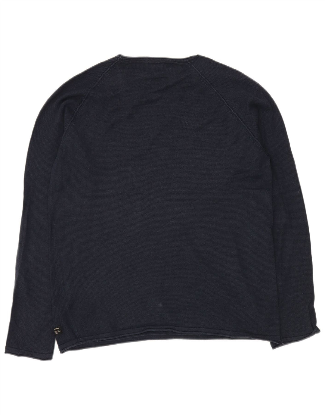 JACK & JONES Maglione maglione girocollo da uomo in cotone blu navy medio