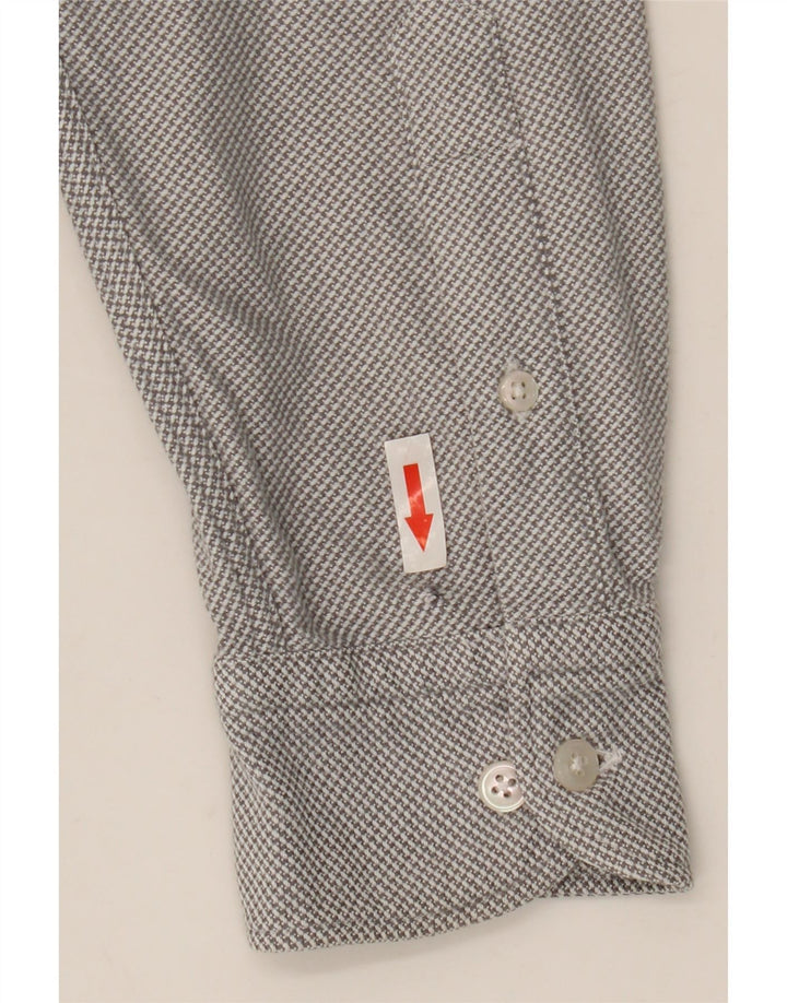 Camicia da uomo Massimo Dutti Grigio medio