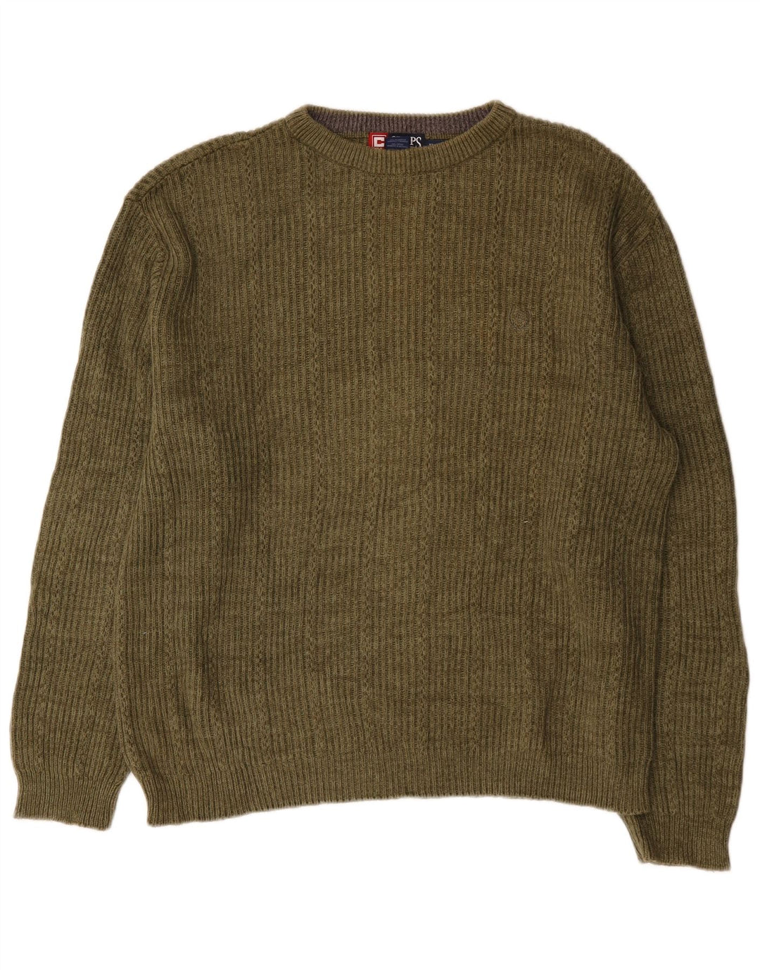 Chaps Uomo Maglione Girocollo Maglione XL Cachi
