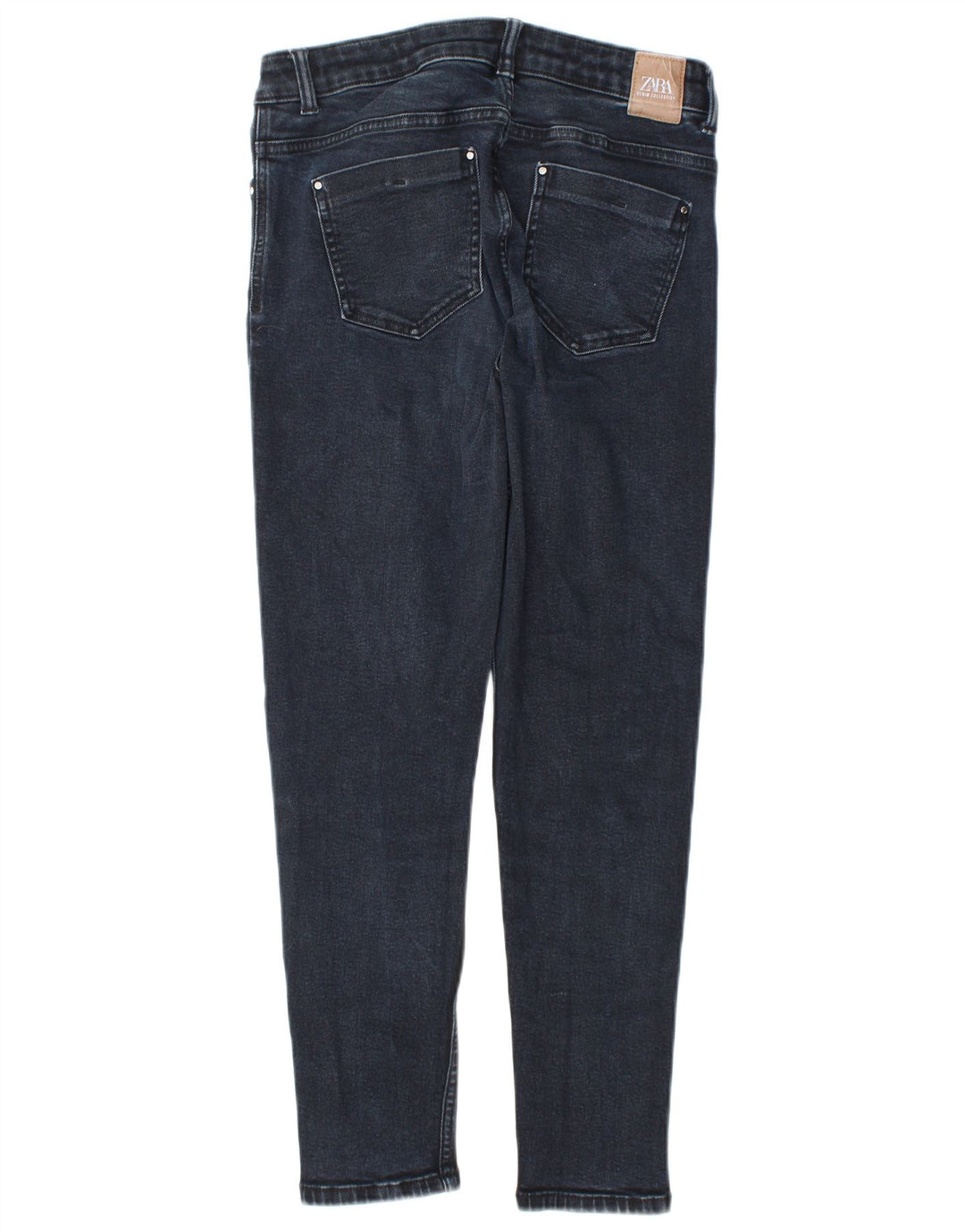 Jeans slim da donna Zara EU 40 medio W30 L26 cotone blu navy