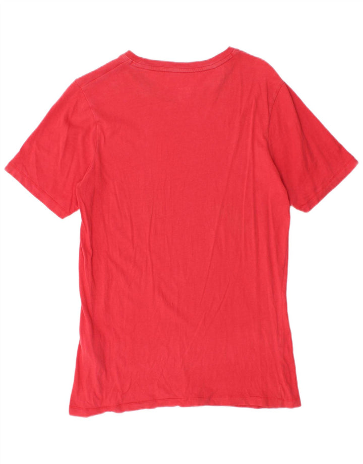 T-shirt grafica da uomo Jack & Jones Top piccola in cotone rosso