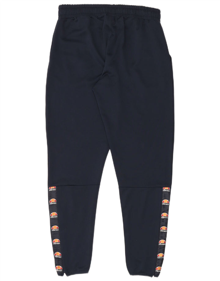 Pantaloni da tuta da uomo Ellesse grandi in poliestere blu navy