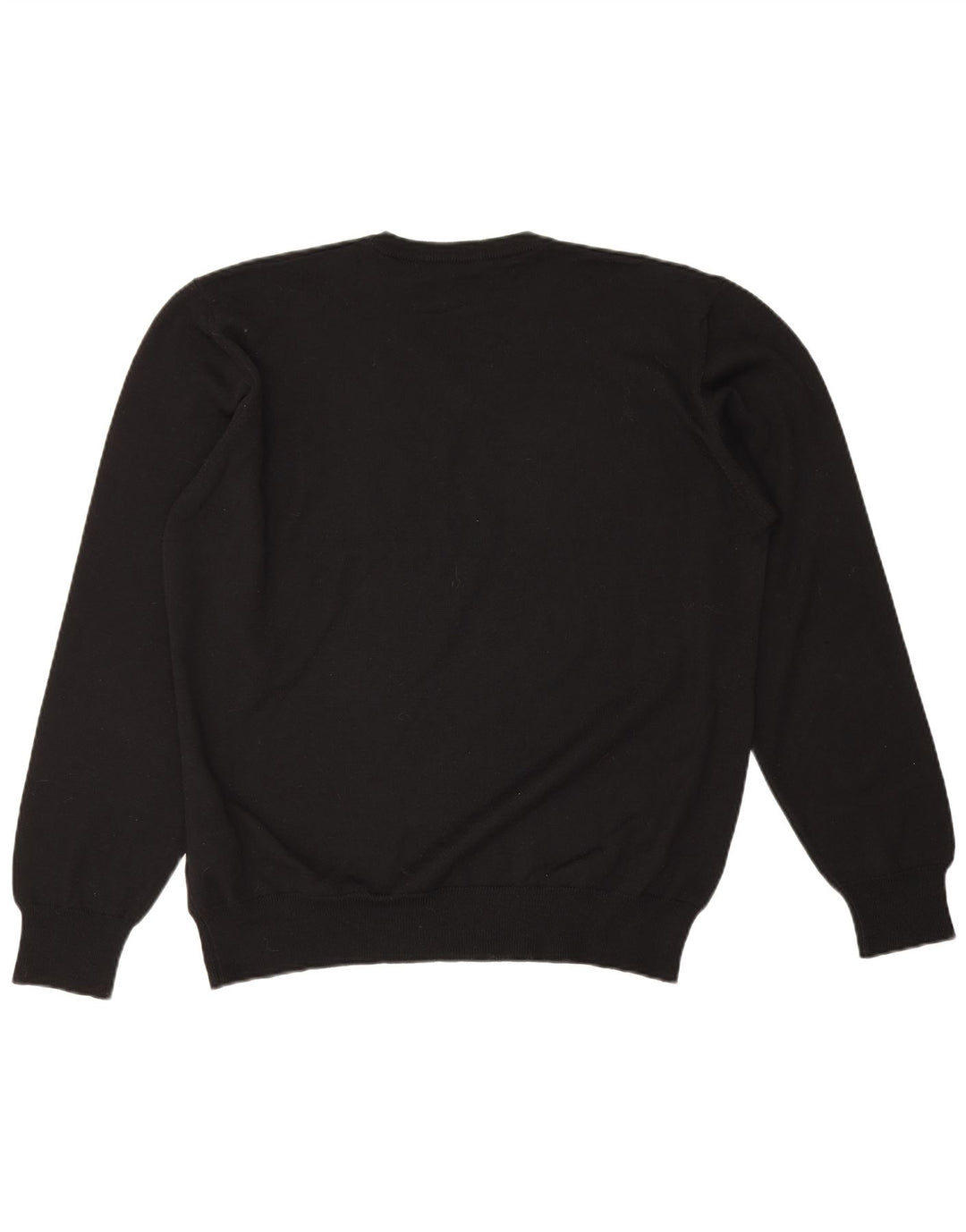 Maglione da uomo con scollo a V Carrera 2XL lana nera