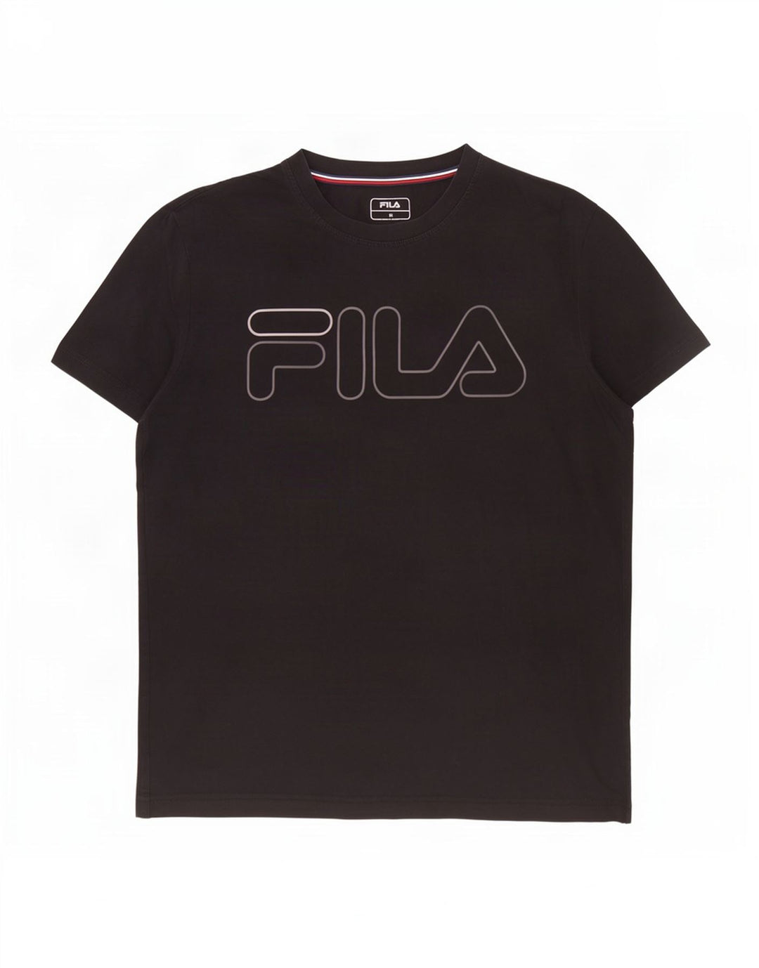 T-shirt grafica da uomo Fila Top in cotone nero medio