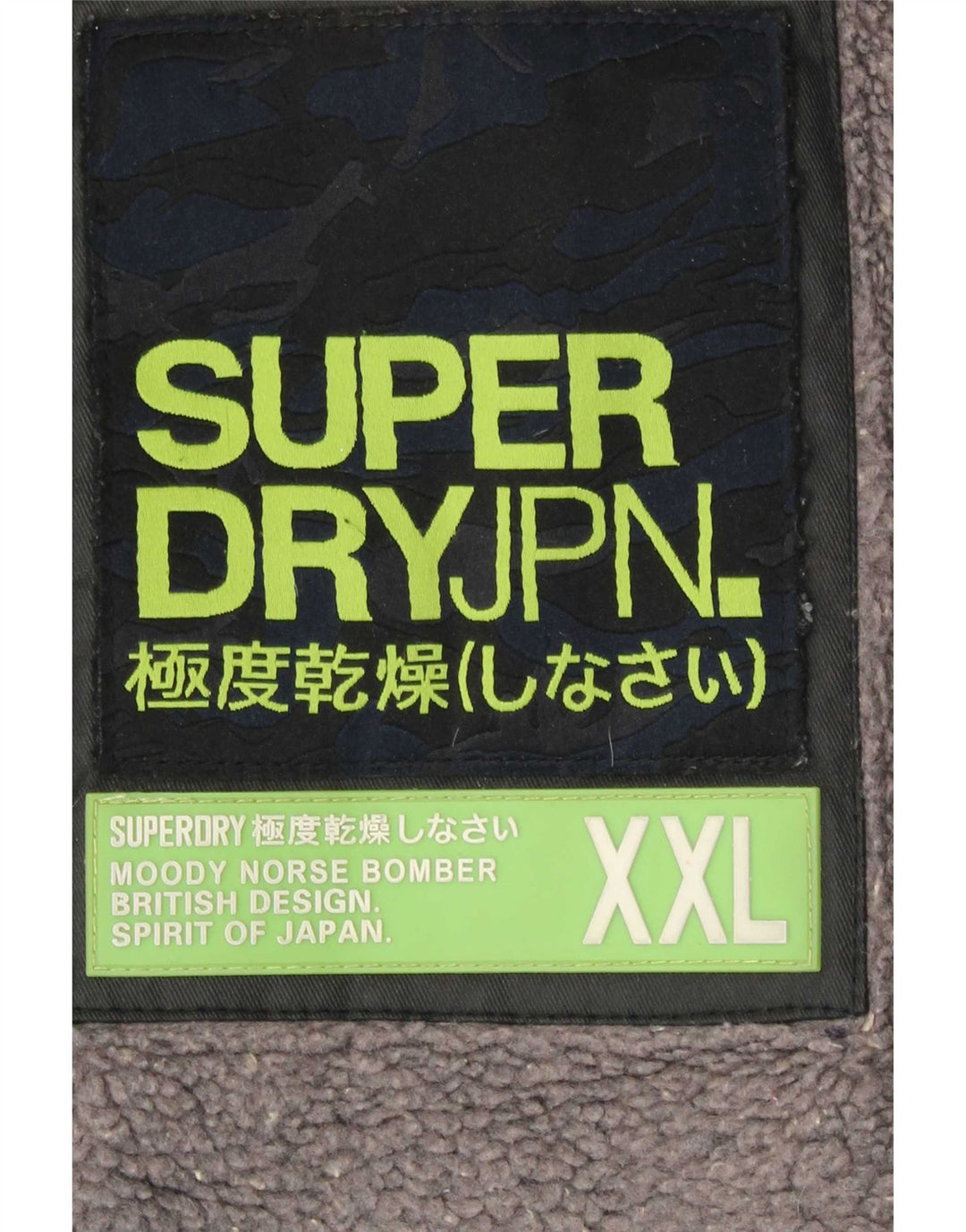 Giacca da uomo in cotone cerato Superdry UK 44 2XL Nera