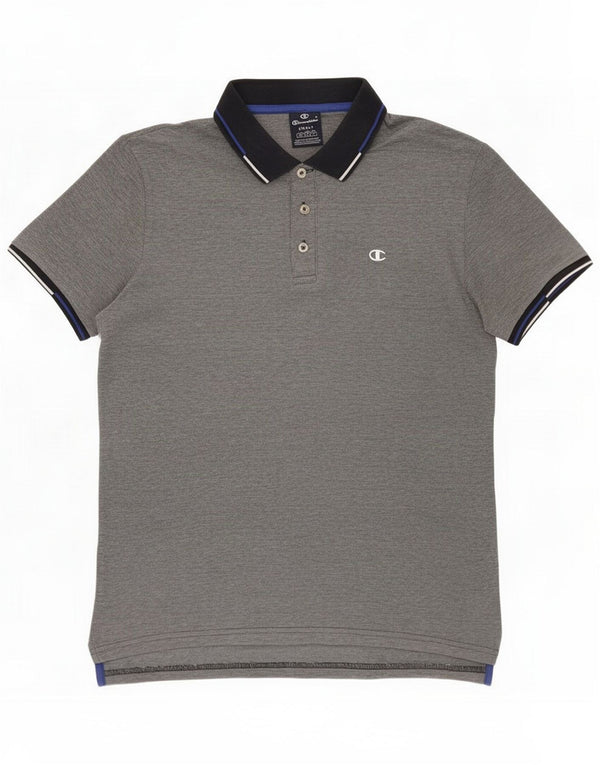 Polo da uomo Champion Small Grey Colourblock