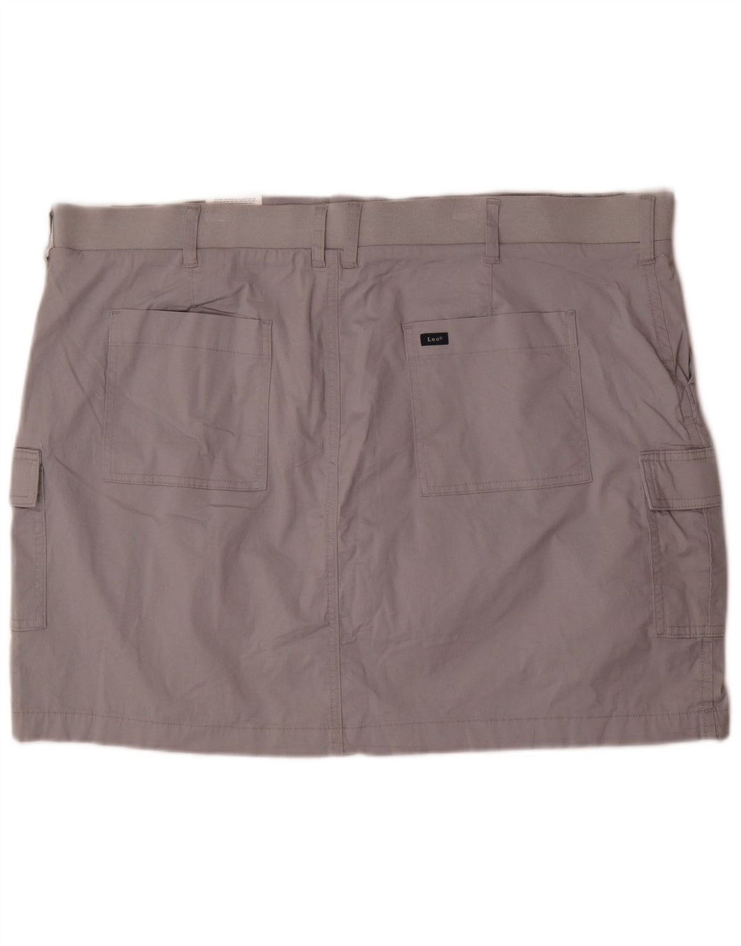 Gonna LEE da donna a vita media vestibilità regolare US 22 3XL cotone grigio