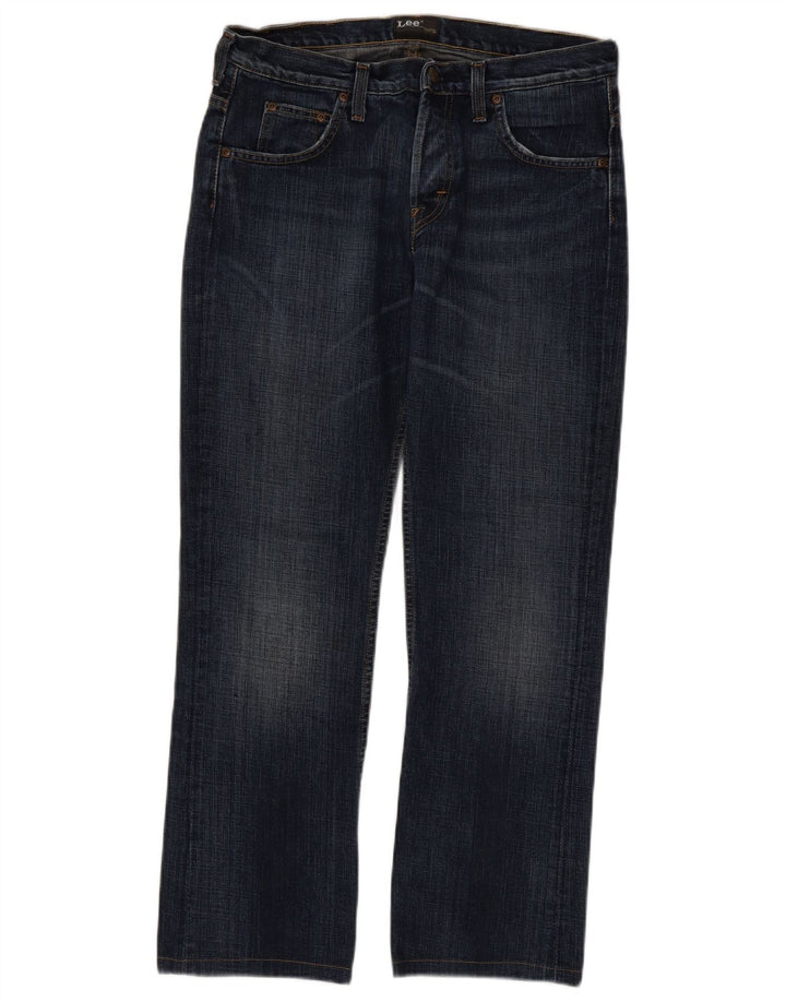 Jeans dritti da uomo LEE Knox W32 L28 in cotone blu