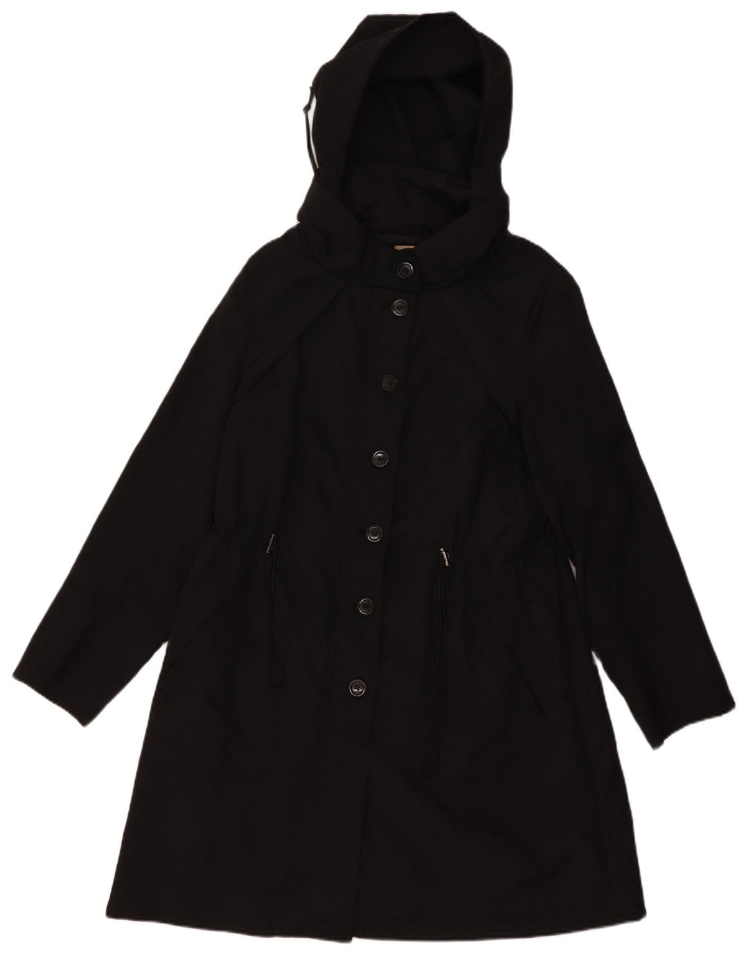 Giacca Parka con cappuccio da donna Marks & Spencer UK 18 XL Poliestere nero