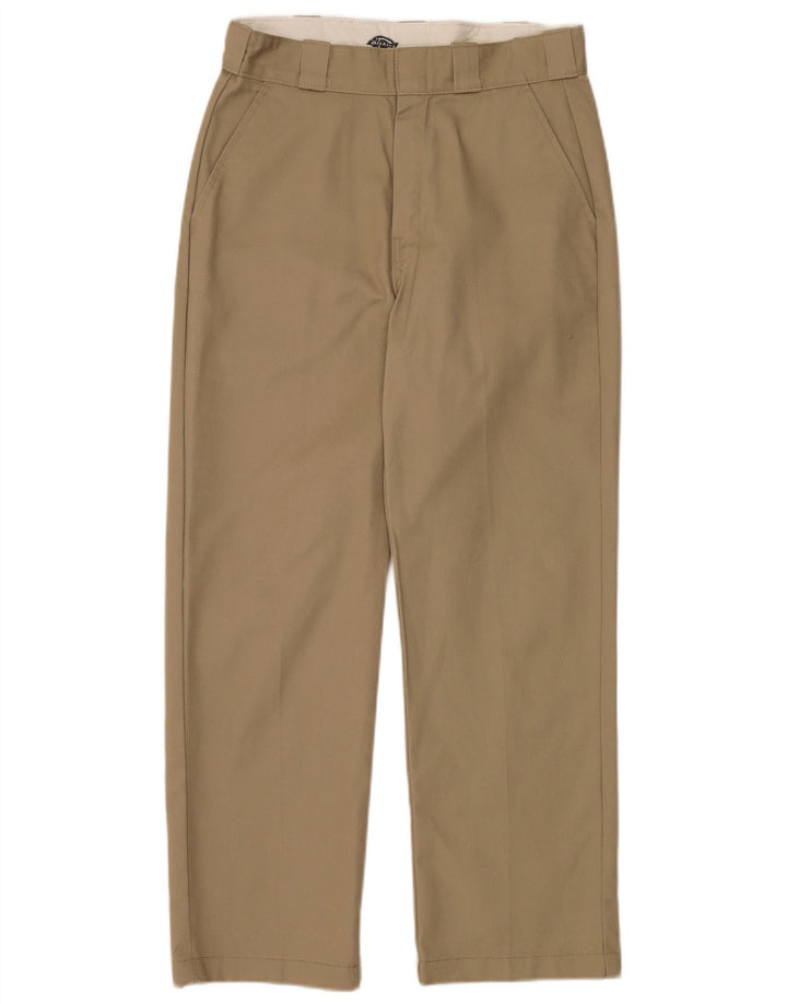 DICKIES Pantaloni chino dritti da uomo W28 L27 Poliestere kaki