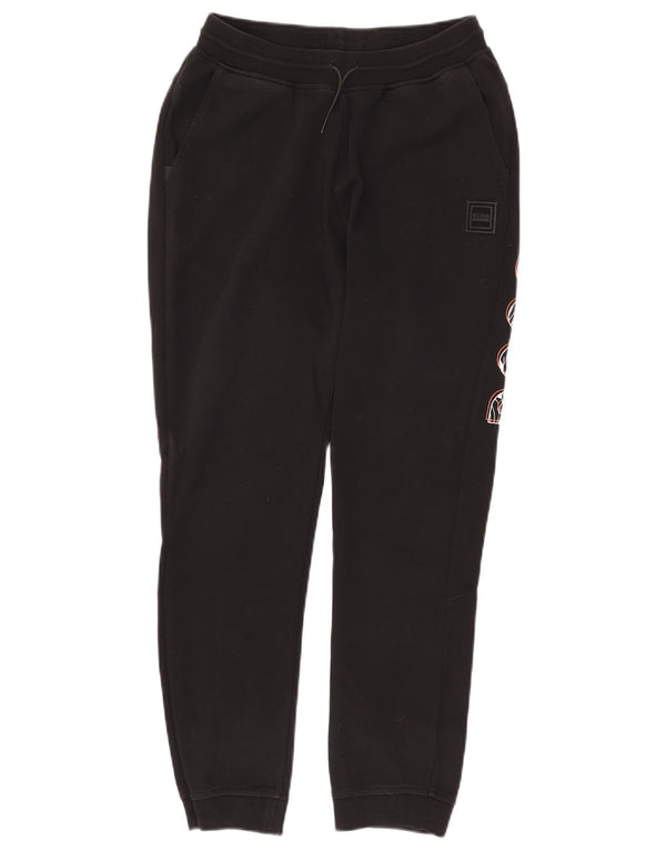 Pantaloni da tuta con grafica da ragazzo Hugo Boss Joggers 13-14 anni in cotone nero