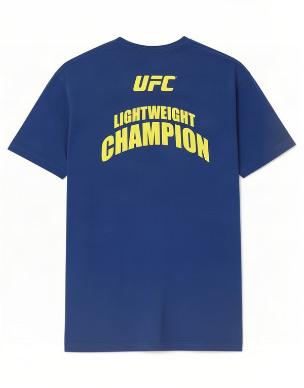 T-shirt grafica da uomo Reebok Top in cotone blu medio