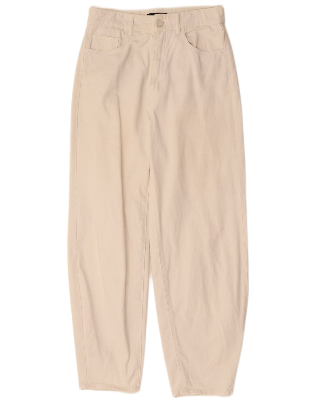 MASSIMO DUTTI Jeans affusolati a vita alta da donna EU 36 XS W26 L28 Bianco