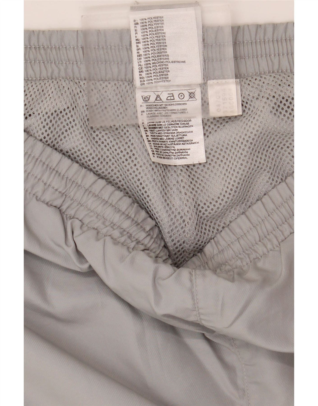 Pantaloni della tuta Adidas Climacool da donna in poliestere grigio medio