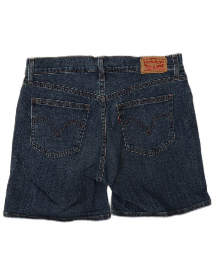 Pantaloncini di jeans da donna Levi's W28 cotone blu medio