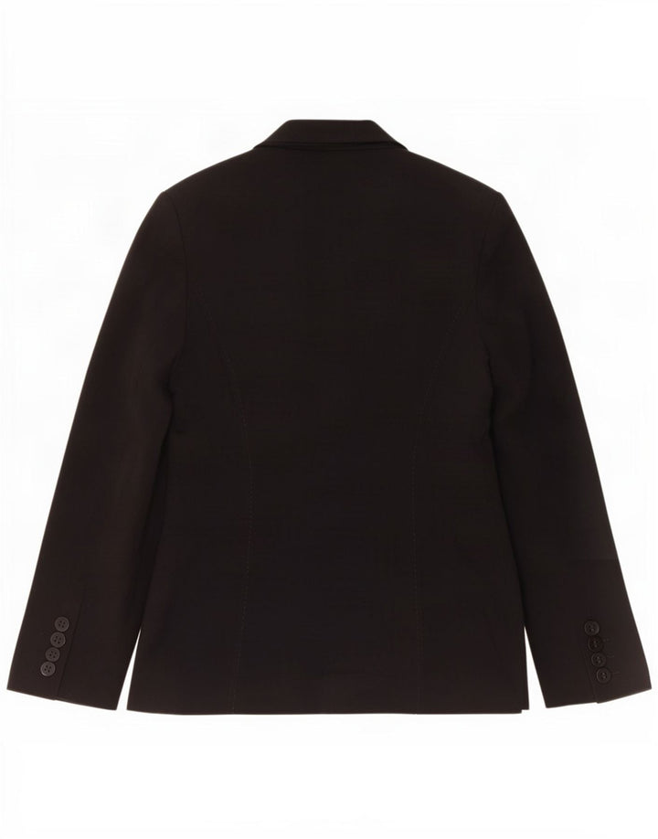 Giacca blazer a 1 bottone Marks & Spencer da donna UK 8 piccola poliestere nero