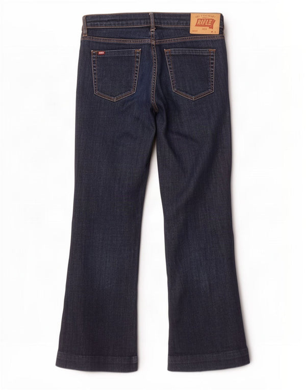 Jeans svasati da donna Rifle W30 L29 cotone blu navy